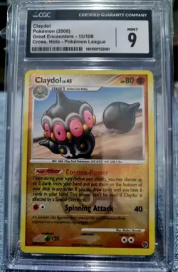 Claydol Pokemon 2008 Great Encounters 15/106 cross holo - pokemon league Mint 9 - Image 1
