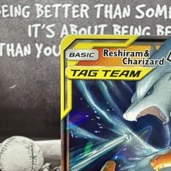 Reshiram & Charizard GX TAG TEAM 20/214 Unbroken Bonds Holo 270HP 2019 - Image 2