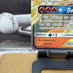 Reshiram & Charizard GX TAG TEAM 20/214 Unbroken Bonds Holo 270HP 2019 - Image 4