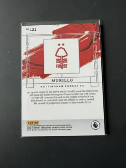 Murillo rookie card parallel /62 from a premium-style Nottingham Forest set. - Image 2