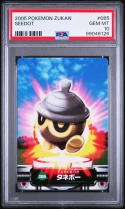 PSA 10 GEM MINT Seedot #085 Carddass Zukan Advanced Gen. Bandai Pokemon POP 2 - Image 1