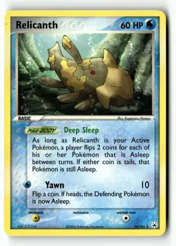 Pokemon Card Relicanth Normal LP Hidden Legends Rare 24/101 - Image 1