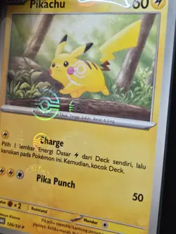 Sealed Pikachu 120/SV-P Indonesian Promo Pokeball Reverse Holo Pokemon 2024 NM - Image 3