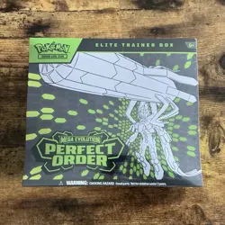 Pokemon TCG Mega Evolution Perfect Order Elite Trainer Box FACTORY SEALED - Image 1