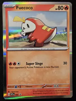 Fuecoco SVP002 Black Star Promos Scarlet & Violet Holo Pokemon TradingCG 2023 NM - Image 1