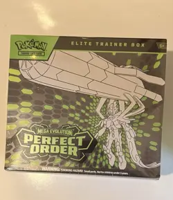 Pokemon TCG Mega Evolution Perfect Order Elite Trainer Box English - Image 1