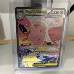 Mega Clefable EX 119/088 Holo Special Illustration Rare Pokemon Card Near Mint - Image 2