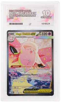 Pokemon TCG Mega Clefable Ex 119/088 Special Illustration Rare ACE 10 GEM MINT - Image 3