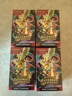 Pokemon TCG Ascended Heroes - Booster Bundle x4 - New & Sealed shipped same day - Image 1