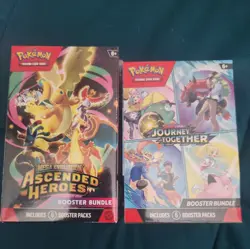 Pokemon TCG Ascended Heroes and Journey Togehter Booster Bundle Sealed lot of 2 - Image 1