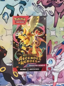 Pokemon TCG Mega Evolution Ascended Heroes Booster Bundle factory Sealed - Image 1