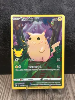 Pokemon Card Pikachu 005/025 Celebrations FULL ART HOLO RARE - LP - Image 1