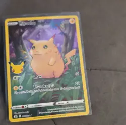 Pokemon TCG Pikachu 005/025 Celebrations 25th Anniversary Holo Rare EN 2021 - Image 1