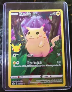 STAMPED PIKACHU PROMO! 2021 Pokemon TCG CELEBRATIONS HOLO RARE(005/025) 👌MINT! - Image 4