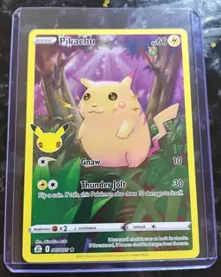 STAMPED PIKACHU PROMO! 2021 Pokemon TCG CELEBRATIONS HOLO RARE(005/025) 👌MINT! - Image 5