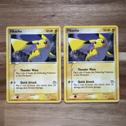 Pikachu 78/110 Holon Phantoms Pokemon TCG Common Card Non Holo HP Near Mint x2 - Image 1