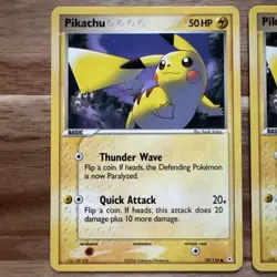 Pikachu 78/110 Holon Phantoms Pokemon TCG Common Card Non Holo HP Near Mint x2 - Image 2