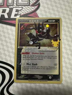 TCG POKEMON CELEBRATIONS GRENINJA GOLD STAR PROMO SWSH144 - Image 1