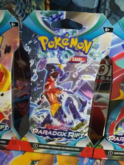Pokemon Paradox Rift Blister Pack All 4 Art Sealed (4 Booster Packs) - Image 3