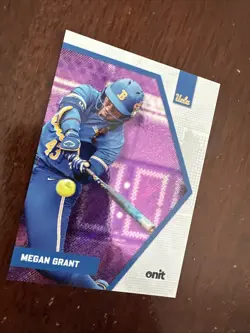 Onit Athlete 2026 Megan Grant B-8 UCLA Bruins Softball Card Parallel/Variety - Image 2