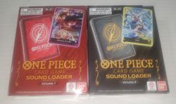 One Piece TCG Sound Loader Vol 1 and Vol 2. New Sealed with Luffy and Enel Promo - Image 1