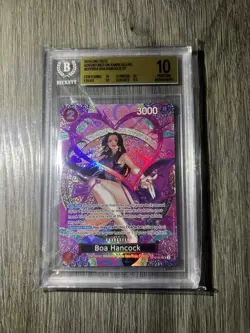 2026 One Piece OP15 Adventures On Kami's Island Boa Hancock SP OP12-014 BGS 10 - Image 1