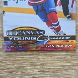 Upper Deck 2025-26 Series 2 UD Canvas Young Guns Rookie Ivan Demidov C-231 - Image 3