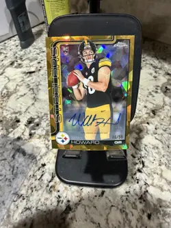 2025 Topps Chrome Sapphire - Will Howard - Gold Sapphire Rookie Auto /50 - Image 1