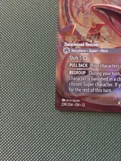 Disney Lorcana Mrs. Incredible Determined Rescuer 239/204 Enchanted Foil EN - Image 5