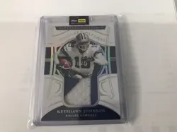 Panini National Treasures Treasured Patches Keyshawn Johnson #TP-KJ Holo MEM- - Image 1