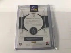 Panini National Treasures Treasured Patches Keyshawn Johnson #TP-KJ Holo MEM- - Image 2