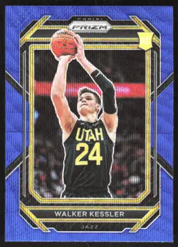 198G 2022-23 Panini Prizm #234 Walker Kessler Prizms Blue Wave - Image 1