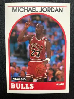 Michael Jordan 1989 NBA Hoops Card 200 - Image 1