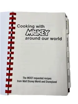 1980’s Cooking With Mickey Around our World, Walt Disney Cook Book, Vintage - Image 3