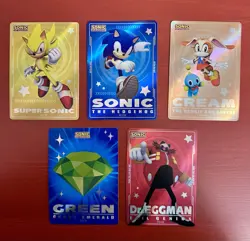 Sonic The Hedgehog x Wendy's Collaboration 35th Anniversary Trading Cards - Image 2