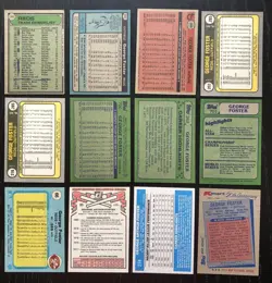 1970's - 80's George Foster 34 lot. 1983 Topps Blank Back Kellogg's No Dupes - Image 5