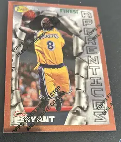 Topps 1996-97 Finest Kobe Bryant #74 Los Angeles Lakers Rookie Card - Image 1