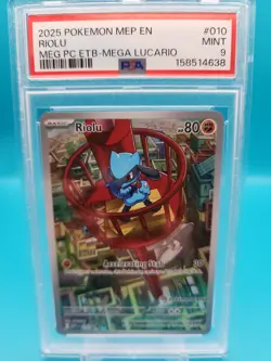 Riolu - 010 (Pokemon Center Exclusive) 010 Me: Mega Evolution Promo Holo - Image 1
