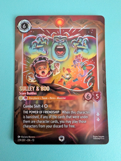 Sulley & Boo (Enchanted) – Disney Lorcana – Attack Of The Vines 229/207 - Image 1