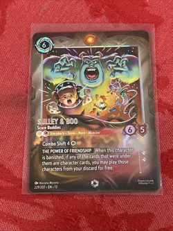 ENCHANTED Lorcana AotV - Sulley & Boo - Scare Buddies - 229/204 ENCHANTED - Image 1