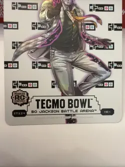 Bo Jackson battle arena Tecmo Bowl GOLDEN BULLET ROOKIE HEX SORE THUMB 145 ST124 - Image 3