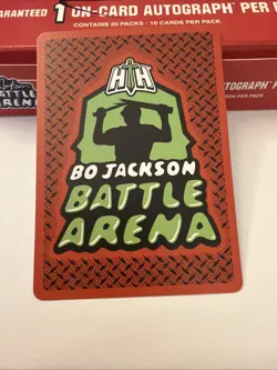 Bo Jackson battle arena Tecmo Bowl GOLDEN BULLET ROOKIE HEX SORE THUMB 145 ST124 - Image 4