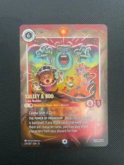 Lorcana TCG Sulley & Boo Enchanted 229/204 Attack of the Vine! - Image 1