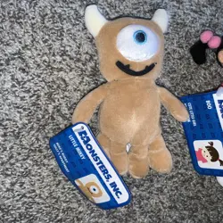 DISNEY STORE Pixar Monsters Inc Boo & Little Mikey Plush 6" Doll NEW - Image 2