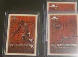 Upper Deck MVP MJ Exclusives Michael Jordan Chicago Bulls NBA - 13 Cards - Image 2