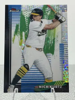 2026 Topps Finest Nick Kurtz Common White Mini Diamond 28/30 #88 Athletics - Image 1