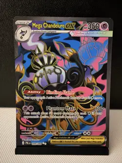 Pokemon TCG Pitch Black Mega Chandelure Ex 99/84 - Image 1