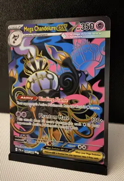 Pokemon TCG Pitch Black Mega Chandelure Ex 99/84 - Image 3
