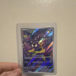 Pokemon TCG Gastly 177/162 SV05 Temporal Forces Illustration Rare Holo Eng 60HP - Image 1
