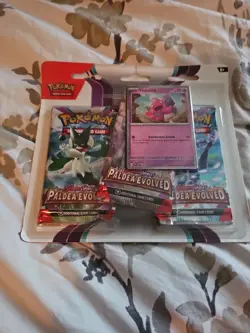 Pokemon Sealed Blisters Paldea Evol 3pk And Obsidian Flames 1pk --Plus Promos - Image 1